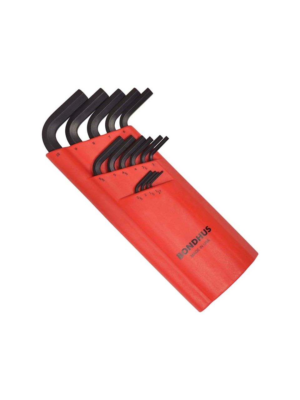 Bondhus 12195 Uzun Metrik Ölçü Allen Anahtar Seti Proguard İzole 15 Parça 