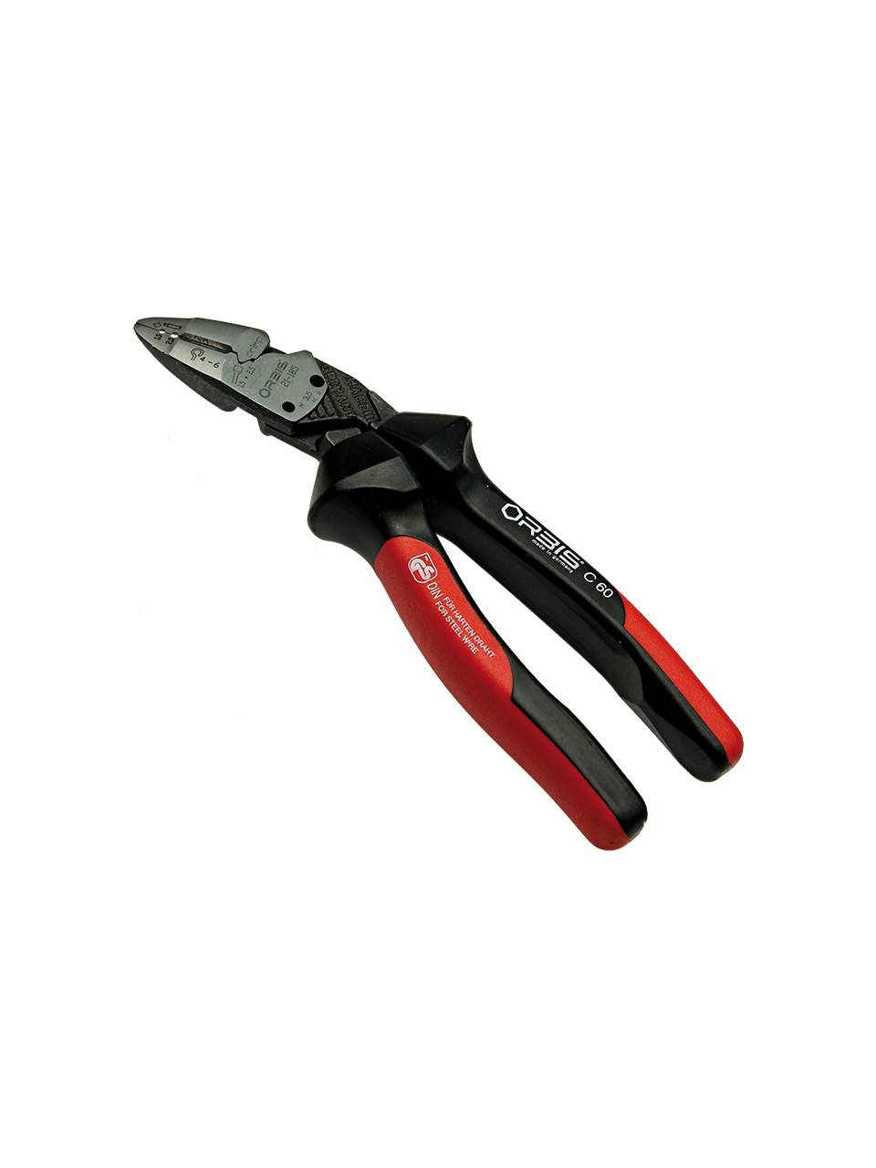 Orbis 21-185 Evo-Line Pabuç Penseli Elektronikçi Yan Keski Ağır Hizmet 180 Mm 