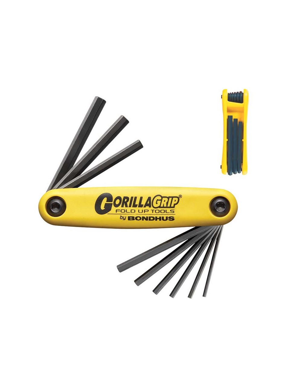 Bondhus 12589 Gorillagrip Katlanır Tip İnç Ölçü Allen Anahtar Seti Proguard İzole 9 Parça
