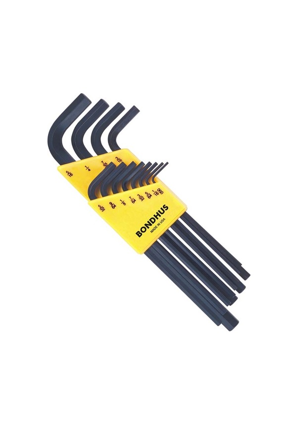 Bondhus 12136 Uzun İnç Ölçü Allen Anahtar Seti Proguard İzole 12 parça